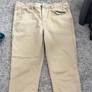 American Eagle High Waisted Jeggings (Size 8) Vintage Khaki